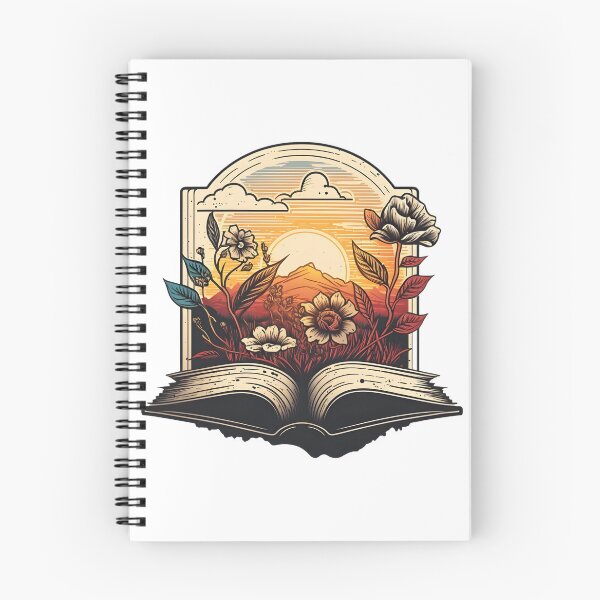 Item preview, flowers growing from book  designed and sold by thadieWorks.