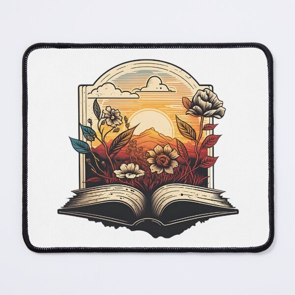Item preview, flowers growing from book  designed and sold by thadieWorks.