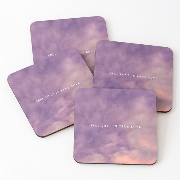Item preview, self love is true love sky aesthetic retro that girl manifestation illustration colorful purple aura designed and sold by Anavrisss.