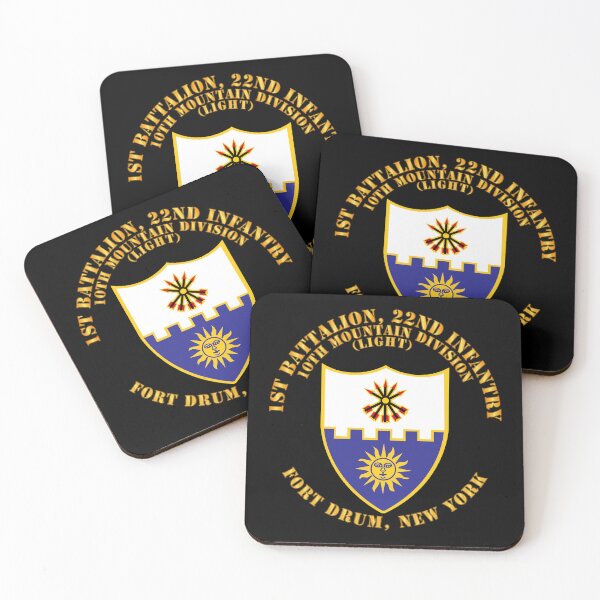 Item preview, Army - 1st Bn 22nd Infantry - 10th MTN Div - Ft Drum NY designed and sold by Military Insignia Products.