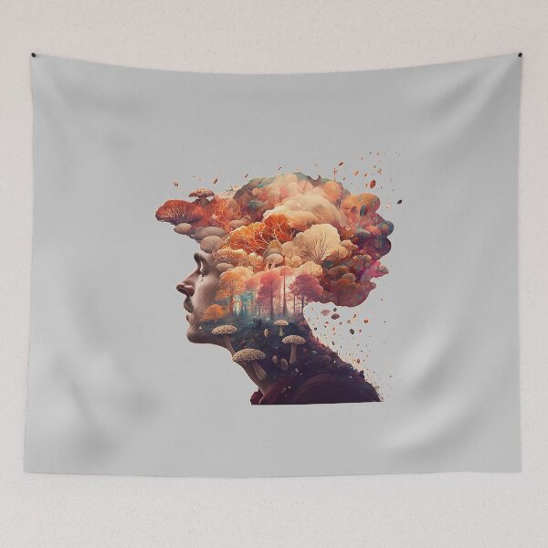 Item preview, Shrooming in the Brain The Mycelial Mind designed and sold by NeuralNexus.