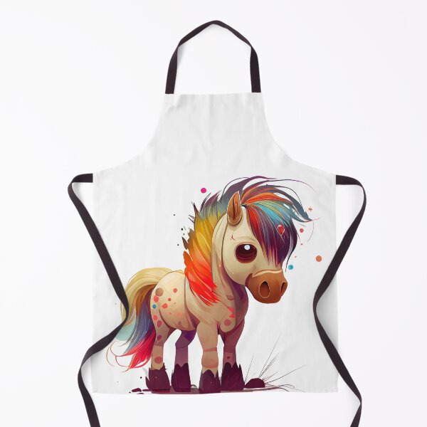 Item preview, Cute Colorful Cartoon Norwegian Kawaii Fjord Horse - Horses 25 designed and sold by MLArtifex.