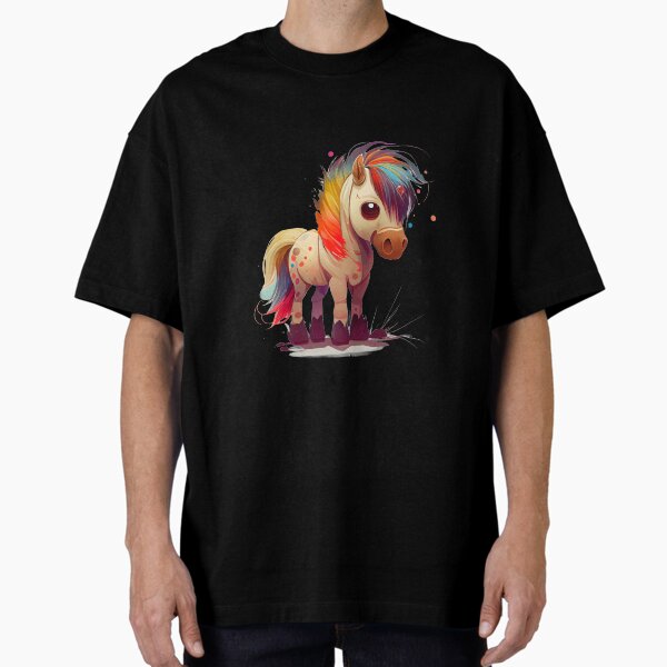 Item preview, Cute Colorful Cartoon Norwegian Kawaii Fjord Horse - Horses 25 designed and sold by MLArtifex.