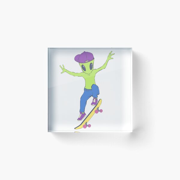 Item preview, Skating Alien designed and sold by SilentWill94.