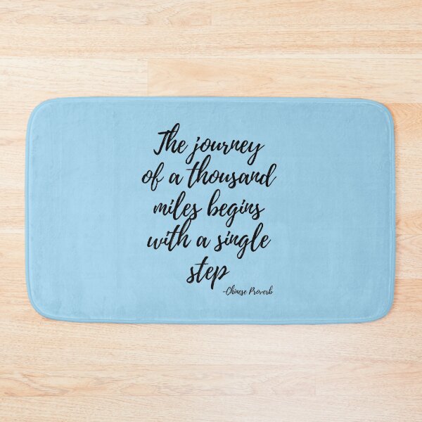 Item preview, Journey of Thousand Miles | Travel Quote designed and sold by Travel Planet.