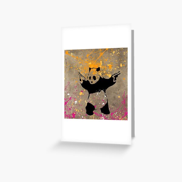 Item preview, Panda with Guns by Banksy designed and sold by Sameart ⭐⭐⭐⭐⭐.