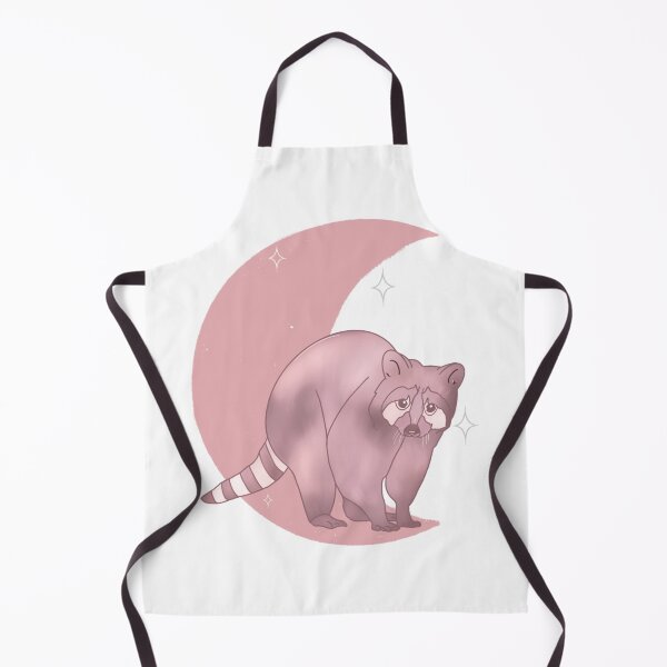 Item preview, Raccoon Crescent Moon - Rose designed and sold by bellamousse design co.