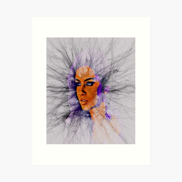 Look into My Eyes by M.A Art Print