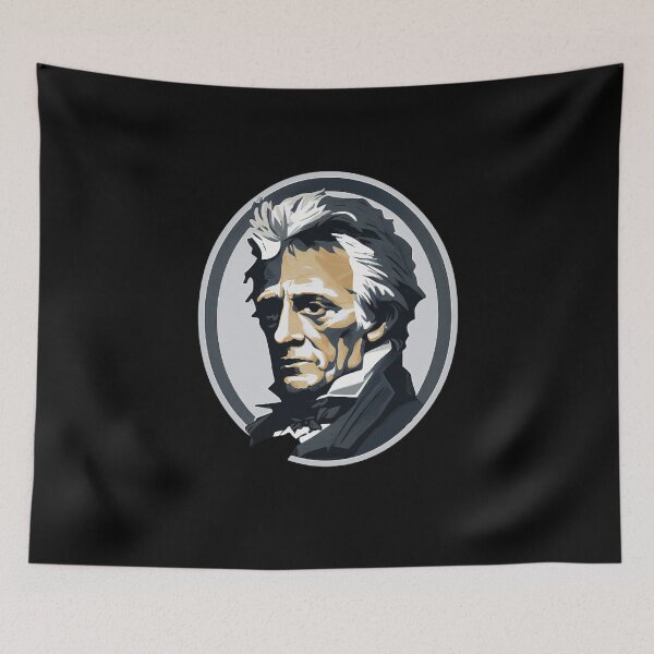 Item preview, Patriotic Portrait of President Andrew Jackson  designed and sold by The Junto Shop.
