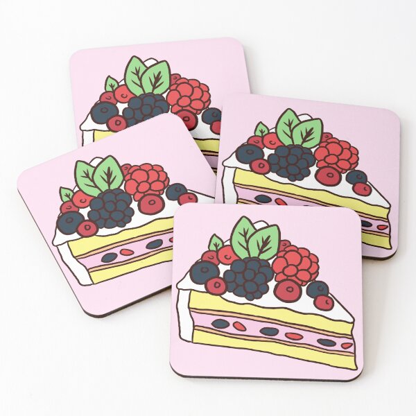 Item preview, Cute fruit cake illustration  designed and sold by Yarafantasyart.