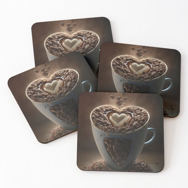 Item preview, Coffee splash artwork - lighting and splash wallart, printart, canvas and poster 28 designed and sold by jetaiart.