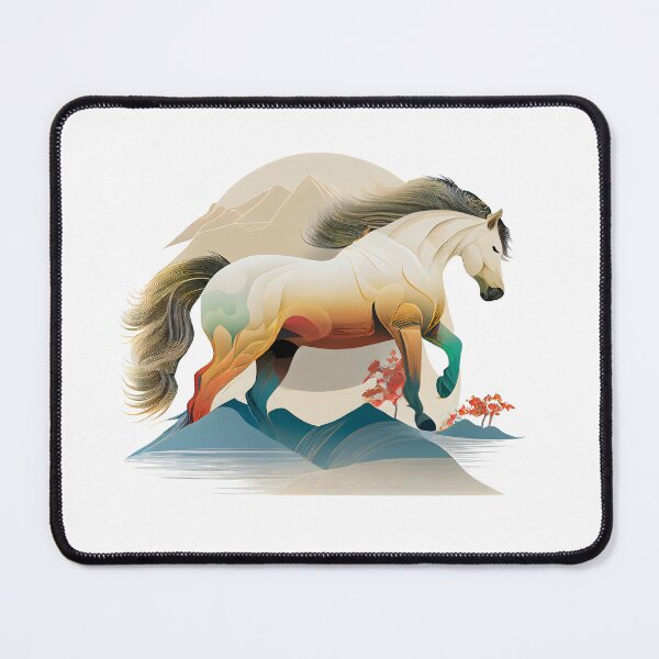 Item preview,  Colorful cartoon Norwegian Fjord Horse - Horses 26 designed and sold by MLArtifex.