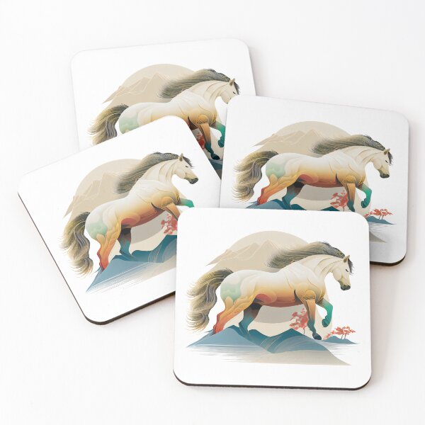 Item preview,  Colorful cartoon Norwegian Fjord Horse - Horses 26 designed and sold by MLArtifex.