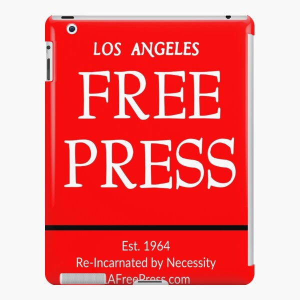 Los Angeles Free Press iPad In Red Logo iPad Snap Case