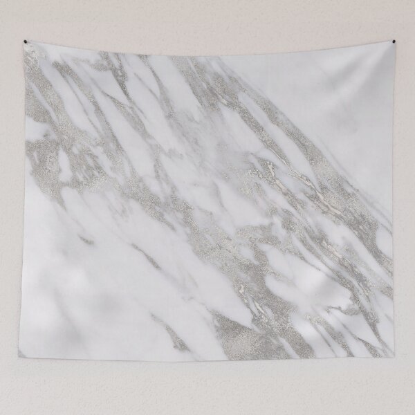 Item preview, Silver pearl marble designed and sold by RoseAesthetic.