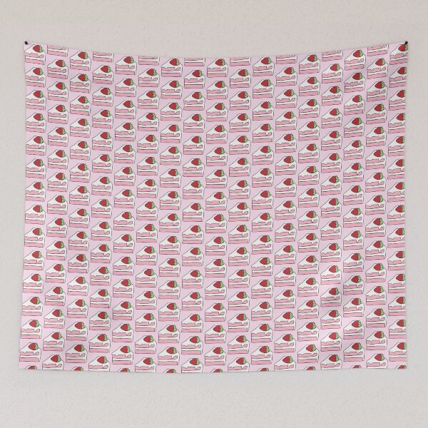 Item preview, Cute strawberry cake illustration  designed and sold by Yarafantasyart.