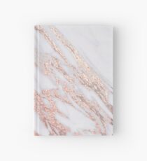 Blush rosa Roségold Marmor Notizbuch