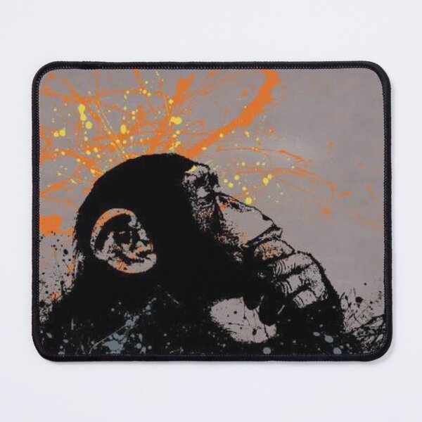 Item preview, Thinker Monkey by Banksy designed and sold by Sameart ⭐⭐⭐⭐⭐.