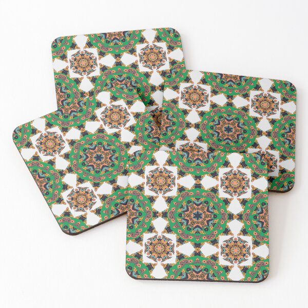 Item preview, Colorful Ethnic Indian Floral pattern - IC003 designed and sold by Art-by-Geoff.
