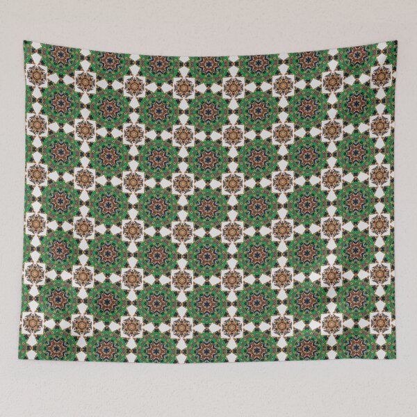 Item preview, Colorful Ethnic Indian Floral pattern - IC003 designed and sold by Art-by-Geoff.