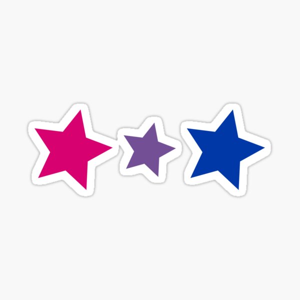 Item preview, Bisexual Pride Stars designed and sold by nadianiaz.