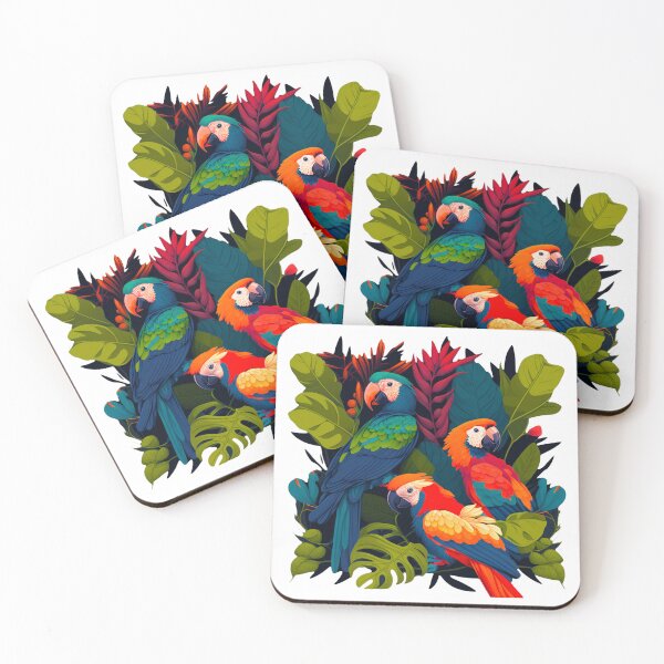Item preview, Copy of Tropical Birds in Paradise colorful illustration designed and sold by Gerald Waters.