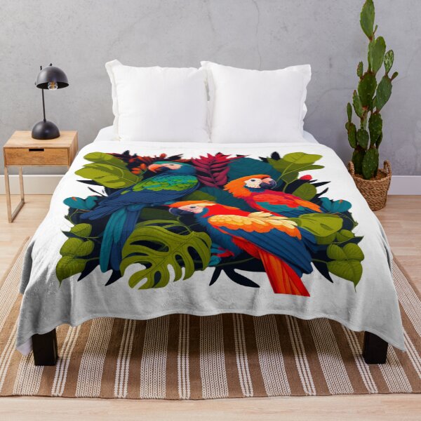 Item preview, Copy of Tropical Birds in Paradise colorful illustration designed and sold by Gerald Waters.