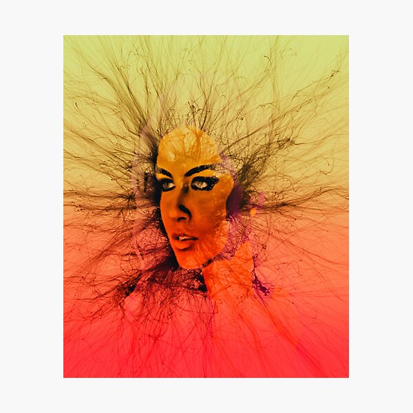 Look into My Eyes Sunset Photographic Print