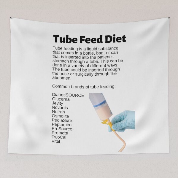 Item preview, Tube Feed Diet Infographic designed and sold by Caregiverology.