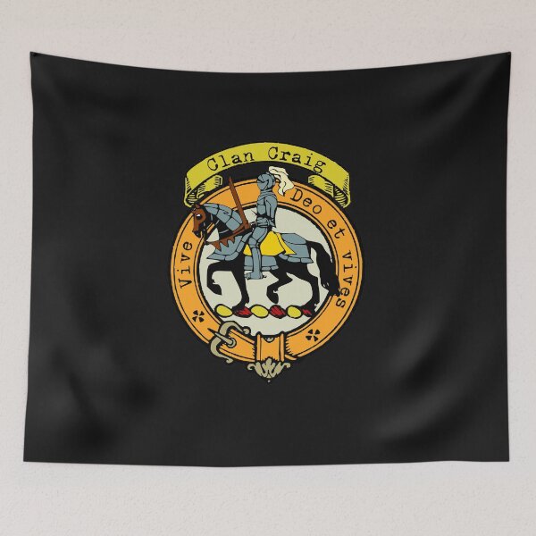 Item preview, Criag Clan Surname crest designed and sold by BagTown Clans.