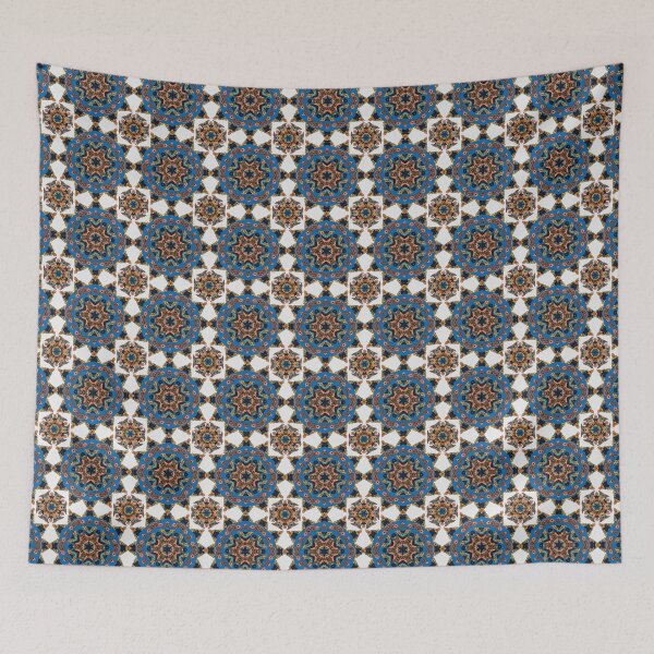 Item preview, Colorful Ethnic Indian Floral pattern - IC004 designed and sold by Art-by-Geoff.