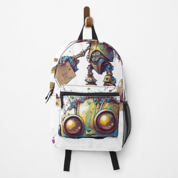 Item preview, RoboMail: A Watercolor Robot on a Special Delivery Mission designed and sold by GraphicTeesCo-.