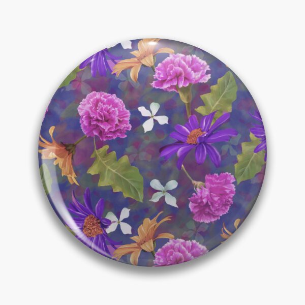 Item preview, Gerberas and Carnations Seamless  Pattern Design  designed and sold by Tina Veenstra.