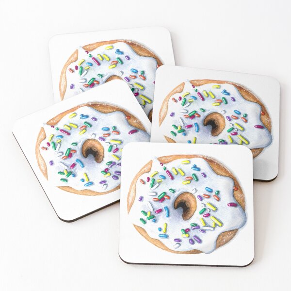 Item preview, Donut with frosting and sprinkles designed and sold by Peppermintcamel.
