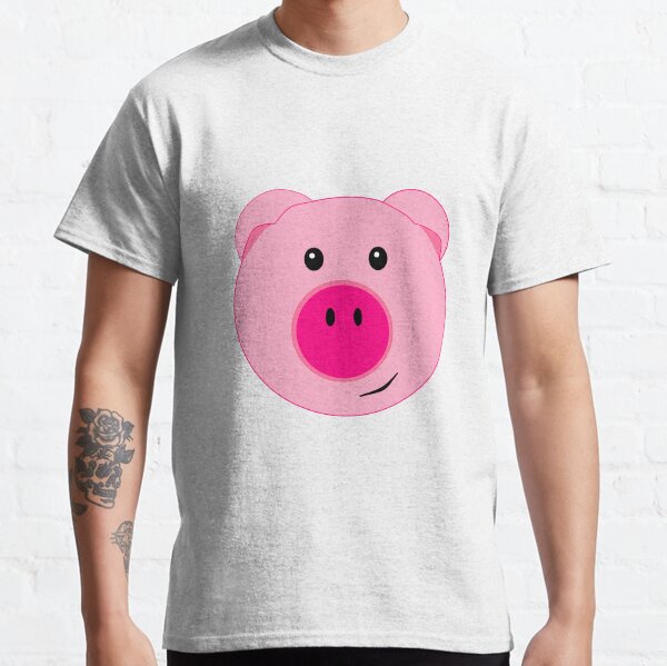 Cute Pink Pig Face Classic T-Shirt