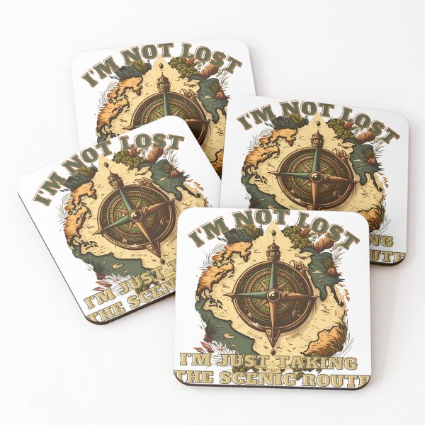 Item preview, I'm not lost, I'm just taking the scenic route designed and sold by flowinglobe.