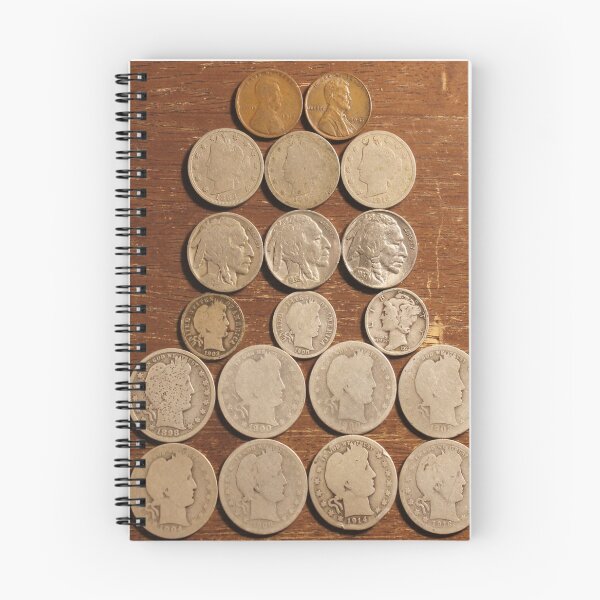 Item preview, cents, nickels, dimes, quarters  designed and sold by coinsxcrochet.