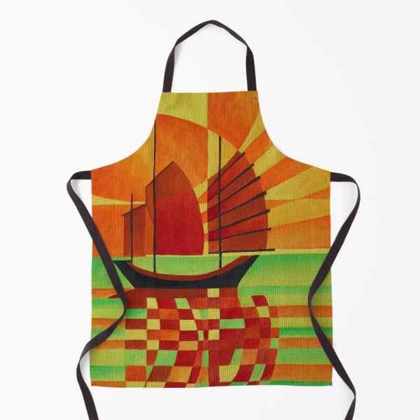 Item preview, Junk on Sea of Green Cubist Abstract designed and sold by taiche.