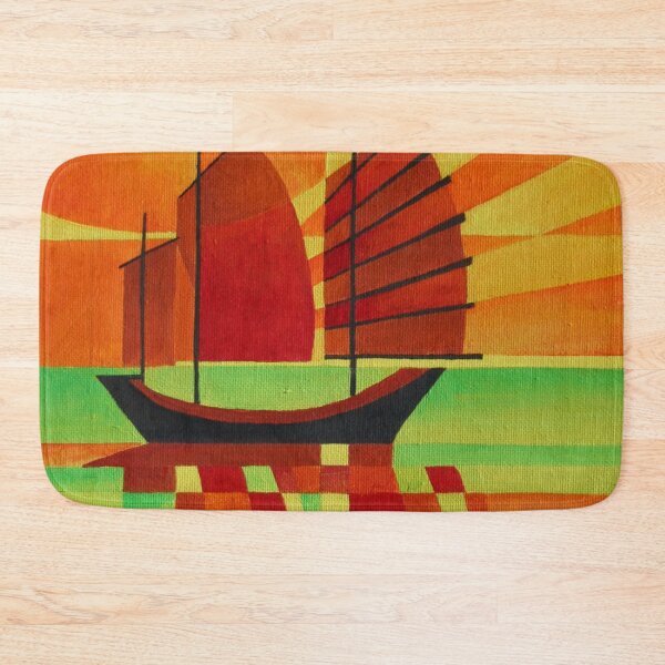 Item preview, Junk on Sea of Green Cubist Abstract designed and sold by taiche.