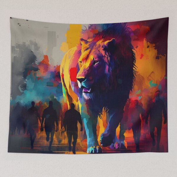Item preview, Protest March - Lion designed and sold by AgitProPrints.