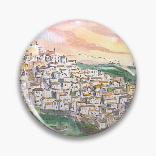 Item preview, Rocca Imperiale City Italy on Rocks with Hohenstaufen Castle designed and sold by artshop77.