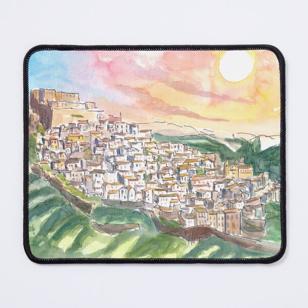 Item preview, Rocca Imperiale City Italy on Rocks with Hohenstaufen Castle designed and sold by artshop77.