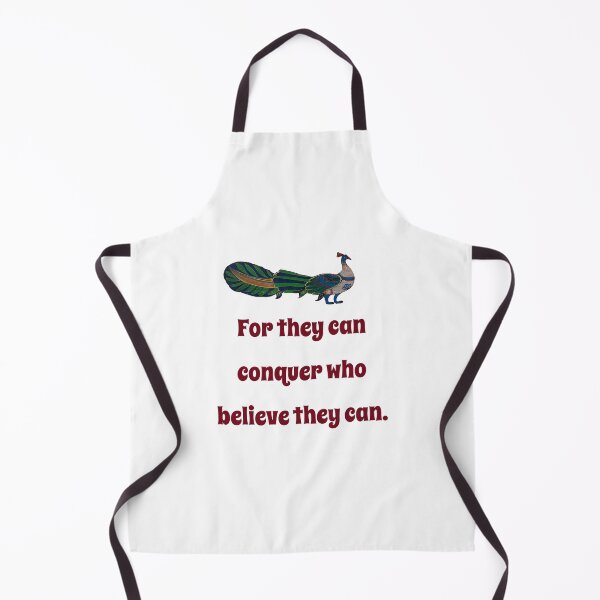 Item preview, For They Can Conquer - Confidence Quote designed and sold by CrankyOldDude.