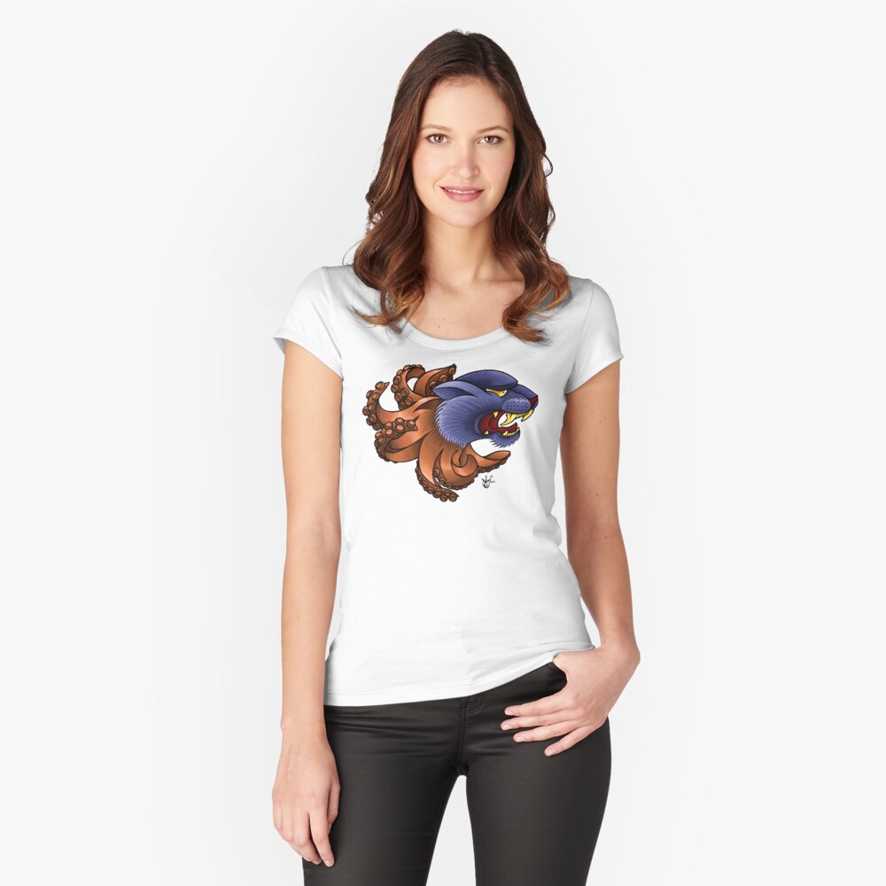 Item preview, Fitted Scoop T-Shirt designed and sold by jabwai.
