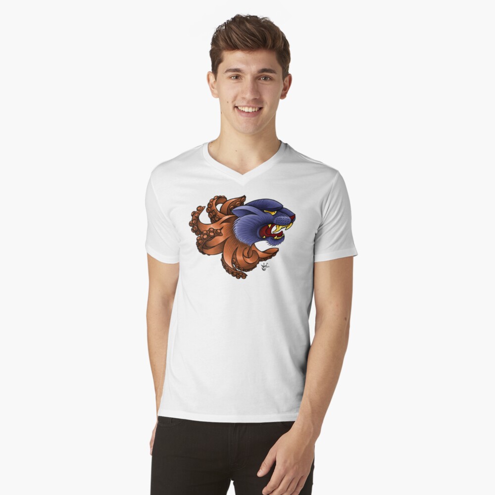 Item preview, V-Neck T-Shirt designed and sold by jabwai.