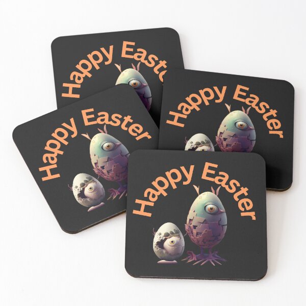 Item preview, Happy Easter: Two Easter Eggs: Surrealism designed and sold by MTJ-Mushrooms.