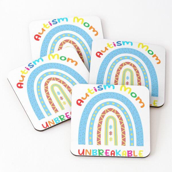Item preview, Autism Mom UNBREAKABLE - Autism Awareness designed and sold by FirstTouch.