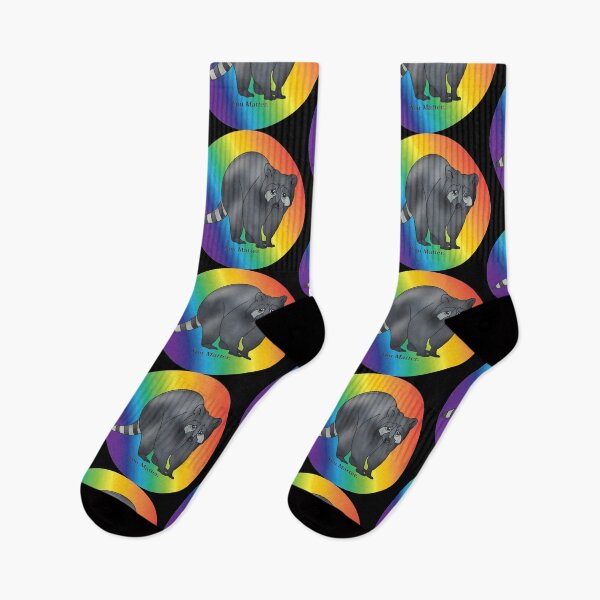 Item preview, You Matter - Raccoon Rainbow designed and sold by bellamousse design co.