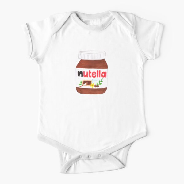 Nutella Forever Pink Baby One Piece By Makemerriness Redbubble