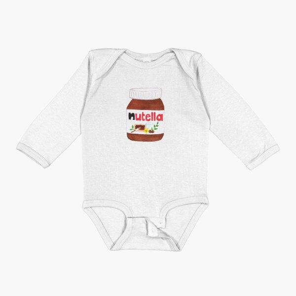 Nutella Forever | Graphic | Pink Long Sleeve Baby One-Piece